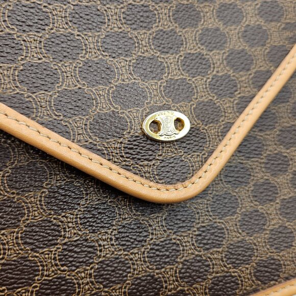 Céline  Macadam Triompe Leather Pochette - Picture 12 of 17